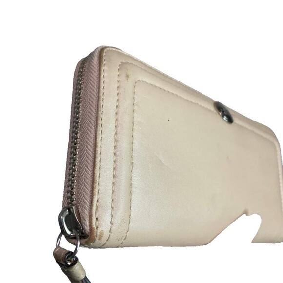 COACH Ivory Zip Around Wallet - Picture 4 of 9